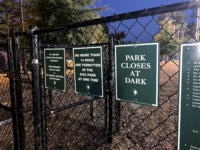 Guy Mason Dog Park in Washington, D.C.